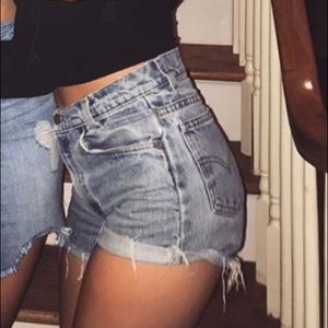 Levi’s High Waisted Shorts